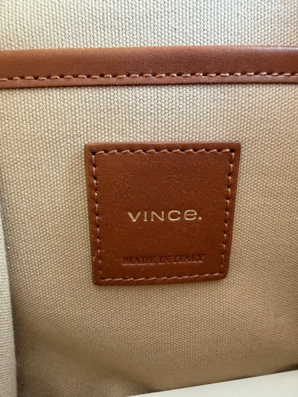 New/Never Used Brown Leather Vince Purse (with tags)